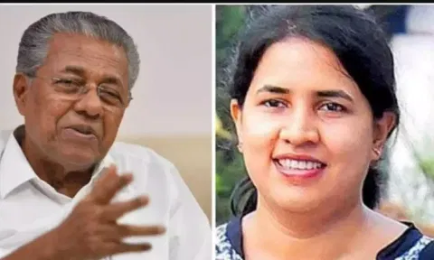 Kerala Chief Minister Pinarayi Vijayan; Veena Vijayan&nbsp;