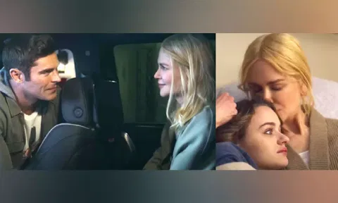 Zac Efron, Nicole Kidman, Joey King in a still from 'A Family Affair' (Image source: YouTube)