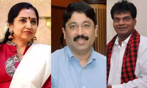 Thamizhachi Thangapandian, Dayanidhi Maran and Kalanidhi Veeraswamy