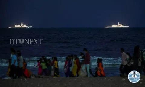 Chennai Marina Beach (Photo credit: Justin George)&nbsp;