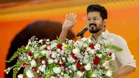 Actor and TVK president Vijay