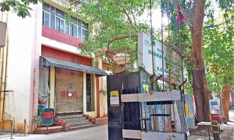 Mandaveli BSNL customer care office wears a deserted look