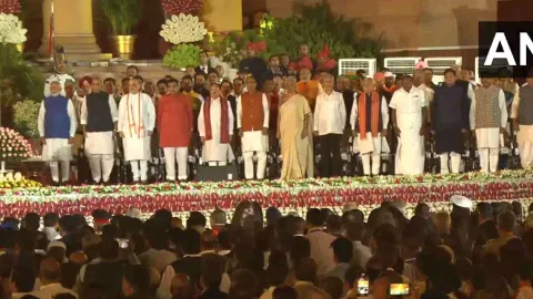 Modi and his new cabinet 3.0 (Photo/ANI)