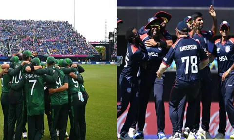 Team Pakistan and USA (Photo: Pakistan Cricket/ ICC)