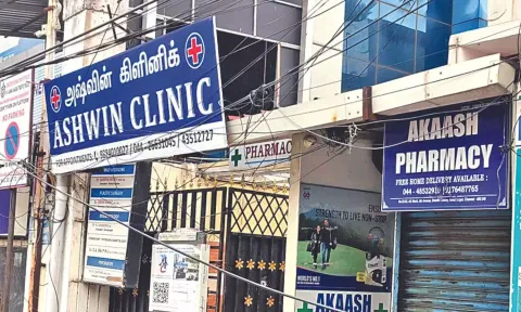 Dangling wires on 4th Avenue at Shanthi Colony