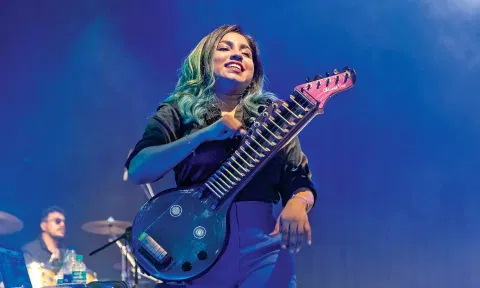 Veena player Haritha Raj