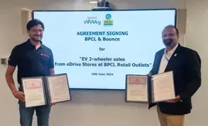 BPCL, Bounce Infinity join hands to launch 'eDrive stores'