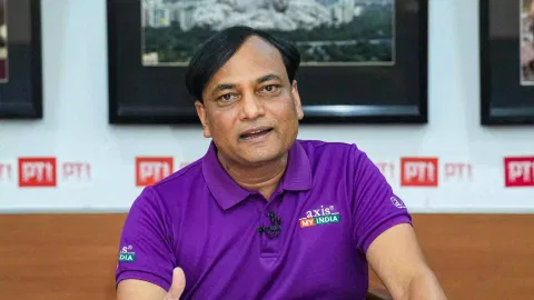 Chairman &amp; MD, Axis My India Pradeep Gupta (Photo/PTI)