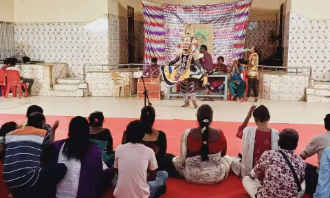 &nbsp;A koothu performance held as part of Pride celebrations