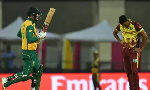 Heinrich Klaasen after playing a shot (Photo: X)