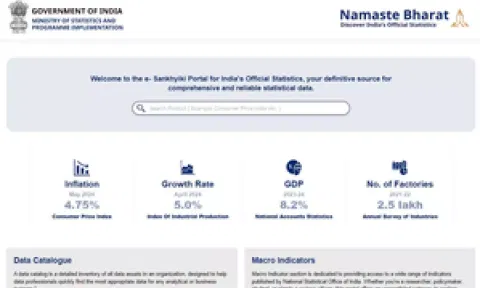 Govt launches eSankhyiki data portal to mark India’s Statistics Day