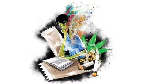 Young children in Chennai fall prey to early substance abuse trends (Illustration: Saai)