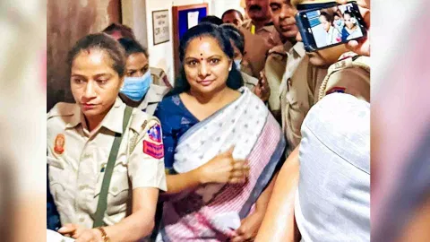 BRS leader K Kavitha (Photo/ANI)