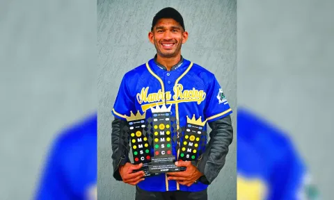 Bengaluru's Hemanth Muddappa who won a triple crown in Round-2