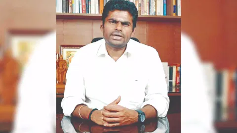 BJP state president K Annamalai