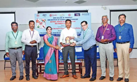 SRM IST students pledge to combat drug abuse