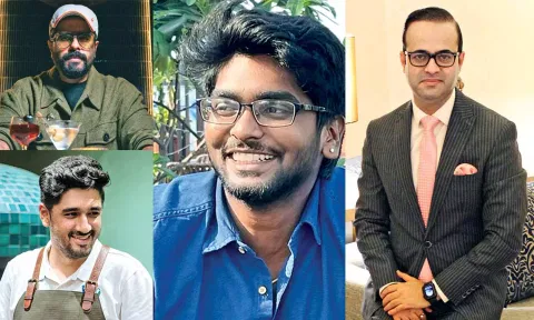 (L-R) Manoj, Kanishk Dhupad, G.Manikandan, Varun Pandit