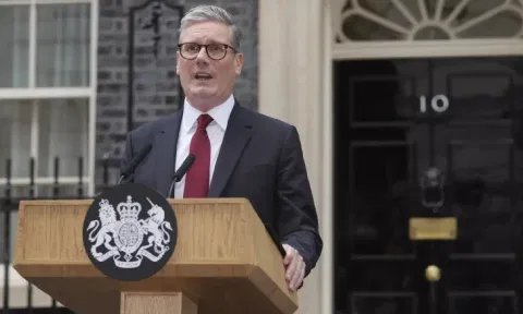 Britain's Labour Party PM Keir Starmer (AP)