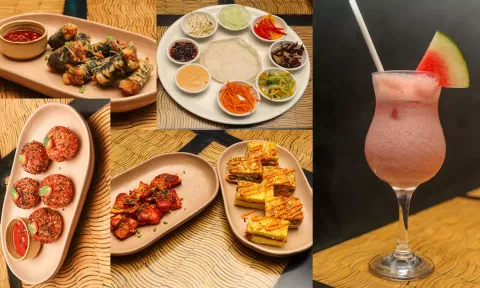Gimmari, Jumeok bap, Tteok ko chi and Gilgeori toast, Gujeolpan, Subak hawache (Photos: Hemanathan M)