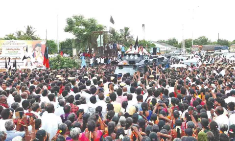 &nbsp;Vikravandi assembly bypoll campaign