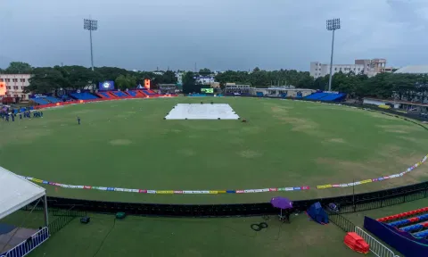 SNR College Cricket Stadium.Coimbatore.