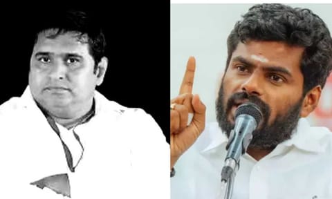 (L-R) K Armstrong, K Annamalai&nbsp;