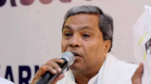 Chief Minister Siddaramaiah