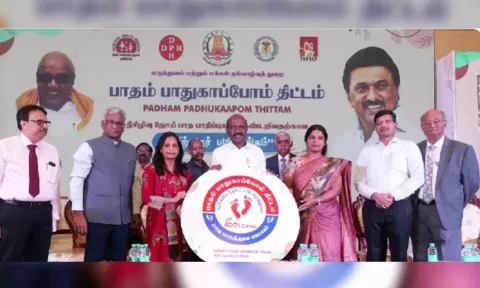 &nbsp;Health minister Ma Subramanian launched a training programme for the trainers of the "Padham Padukaapom" scheme (Screengrab-X-@@Subramanian_ma)