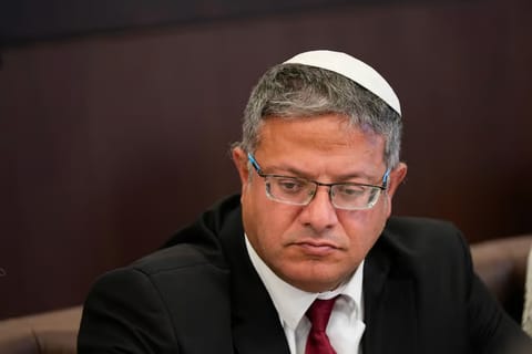Israel's National Security Minister Itamar Ben-Gvir