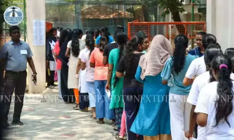 NEET exam aspirants in Chennai. (File Photo: Hemanathan M)
