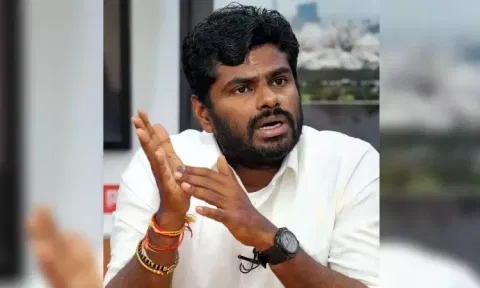 BJP State President K Annamalai
