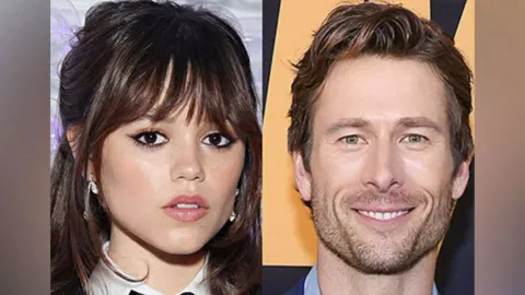Jenna Ortega and Glen Powell (ANI)