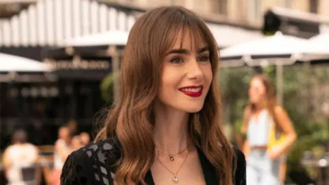 &nbsp;Lily Collins from the series "Emily in the Paris" (Photo/X)
