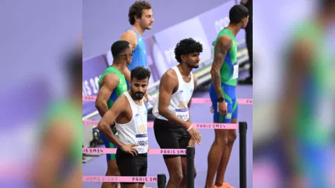 Indian men's at&nbsp; 4x400m relay in Paris Olympics