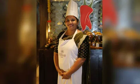 &nbsp;Kanisetty Sravani (Photo credit: Justin George)
