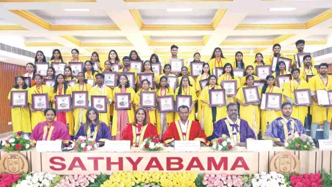 33rd convocation of Sathyabama Institute of Science and Technology&nbsp;