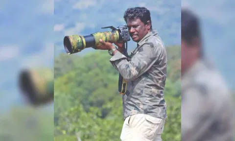 A Prakash, a veterinarian in the Hosur forest department&nbsp;