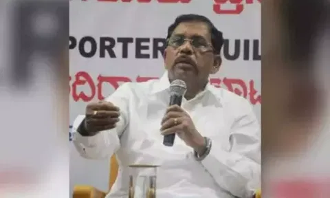 &nbsp;Karnataka Home Minister G Paramaeshwara