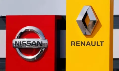 Logos of Renault - Nissan&nbsp;