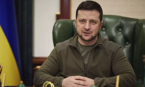 Ukrainian President Volodymyr Zelenskyy (AP)