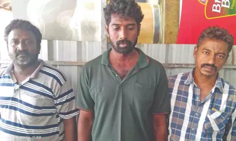 Arrested trio