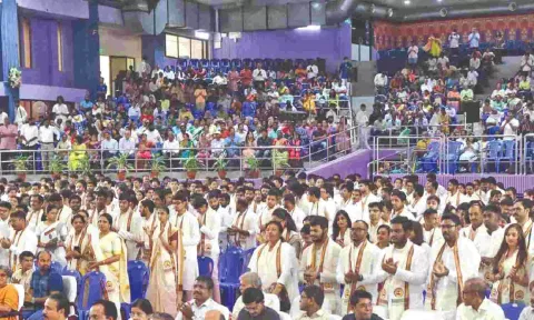 File photo of a convocation held at a city-based college recently