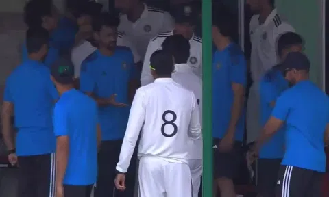 Players shake their hands after the match (Photo: X/bcci)