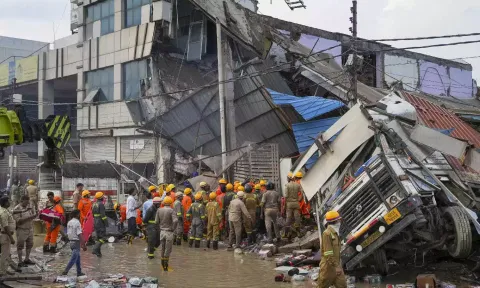 Visuals from the spot (PTI)