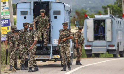 Visuals from the spot (PTI)