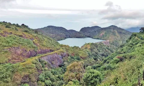 Kodayar river, across which a pumped storage power project is coming up