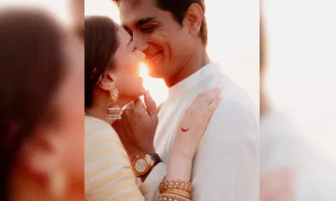 &nbsp;Actors Aditi Rao Hydari and Siddharth (Photo: Instagram: aditiraohydari)