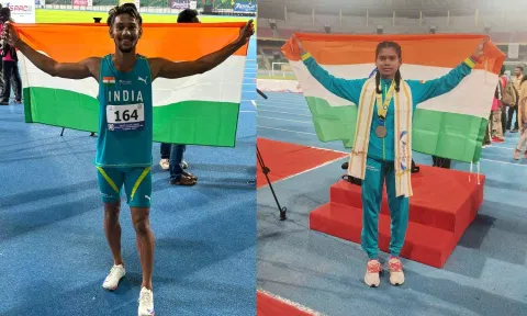 Athlete DM Jayaram; Athlete Laxmipriya Kisan