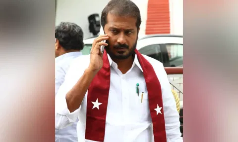 Manithaneya Jananayaga Katchi (MJK) leader M Thamimun Ansari&nbsp;