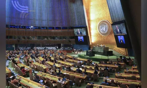 Children learn to cooperate early, but world leaders at UN struggle to get that done